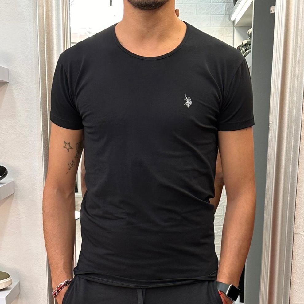 T-SHIRT M.CORTA 67152 BLACK