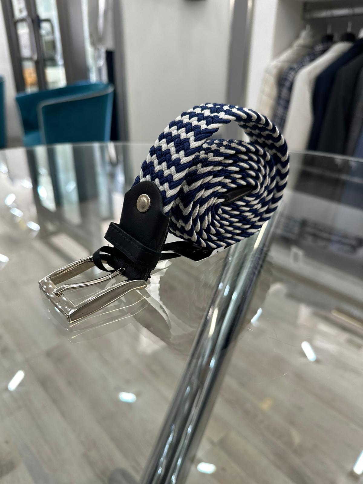CINTURA 332 WHITE NAVY