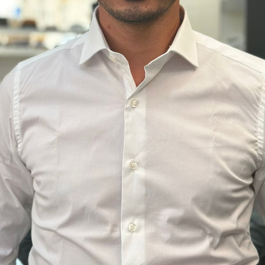 CAMICIA ASC570 F120 9000 BIANCA