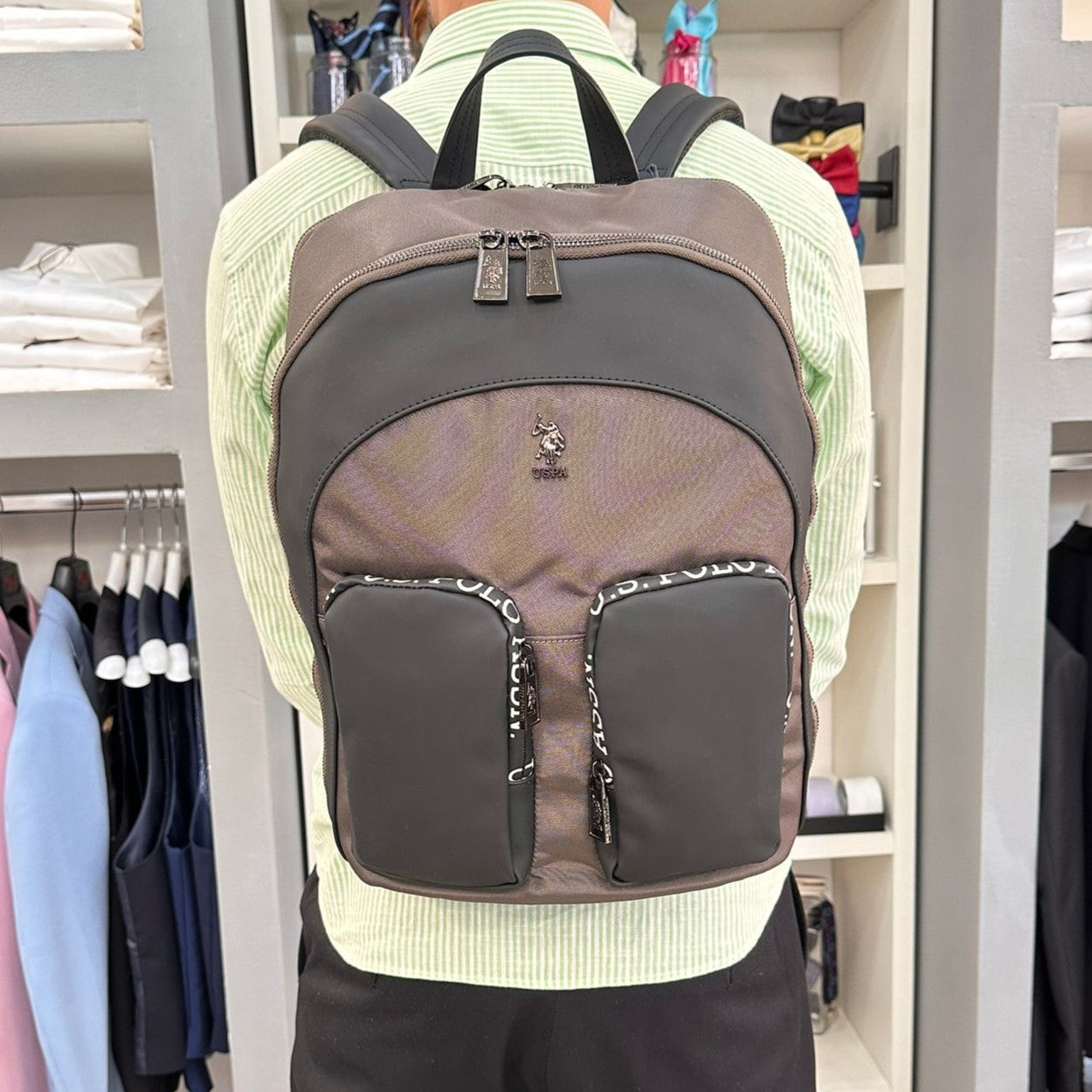 ZAINO OLIVER 6257 BLACK GREY