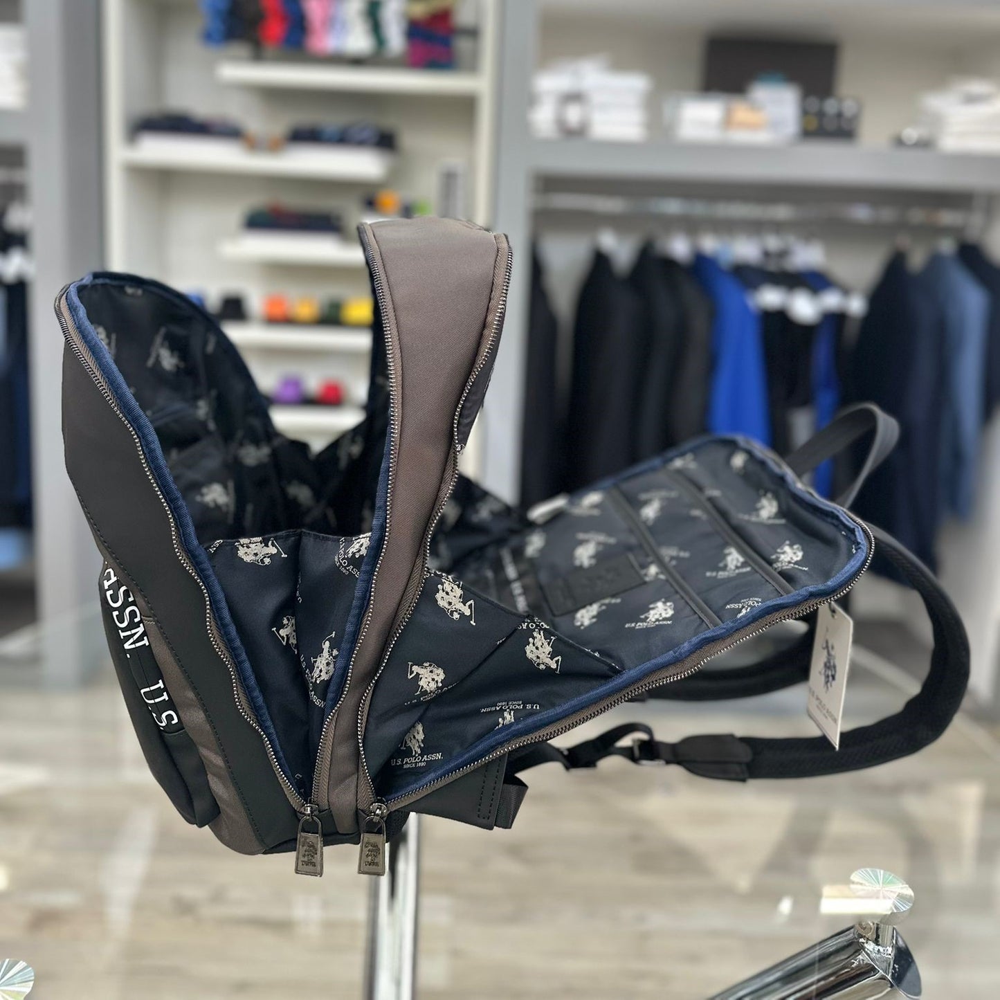 ZAINO OLIVER 6257 BLACK GREY