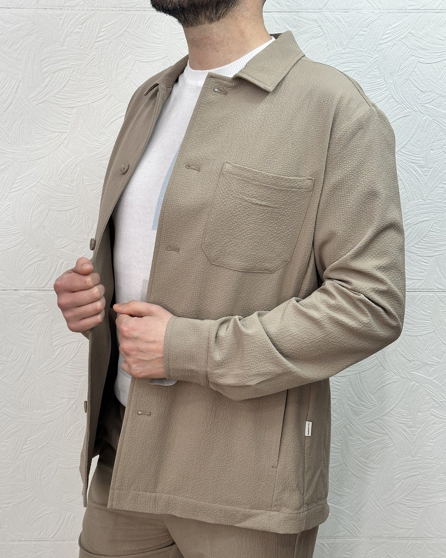 GIACCA CAMICIONE GBE1647H FANGO