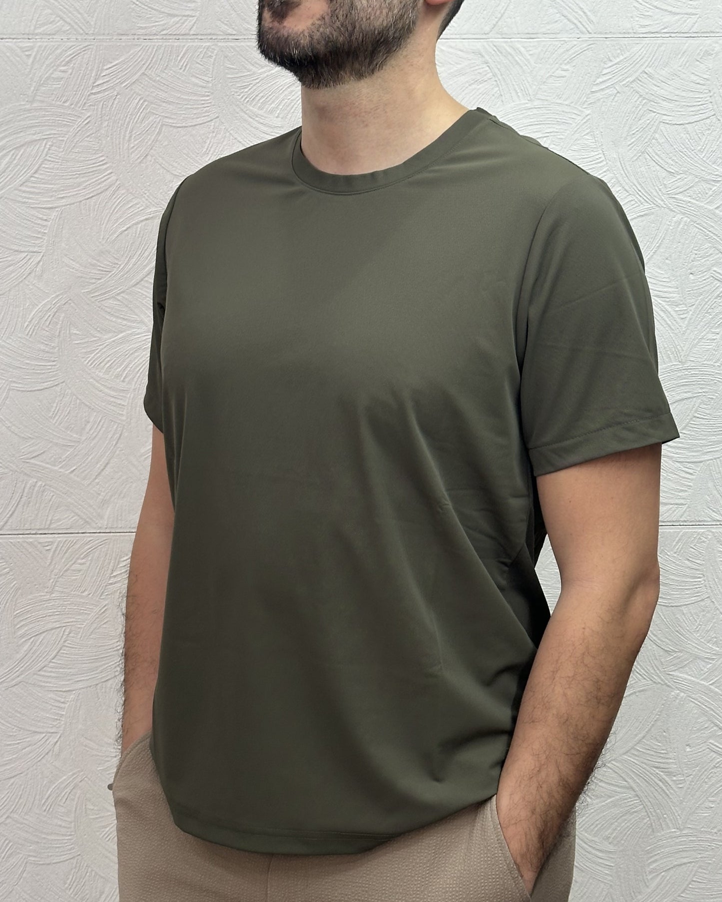 T-SHIRT M.CORTA TE300H OLIVA