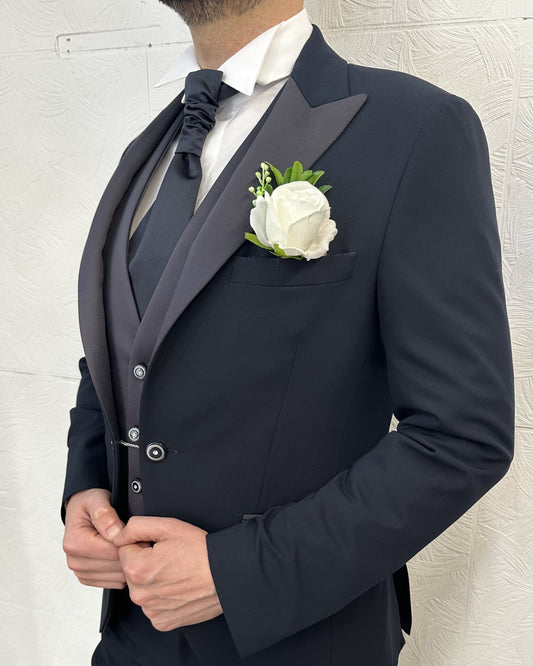 ABITO SPOSO CESA P017 04 NAVY