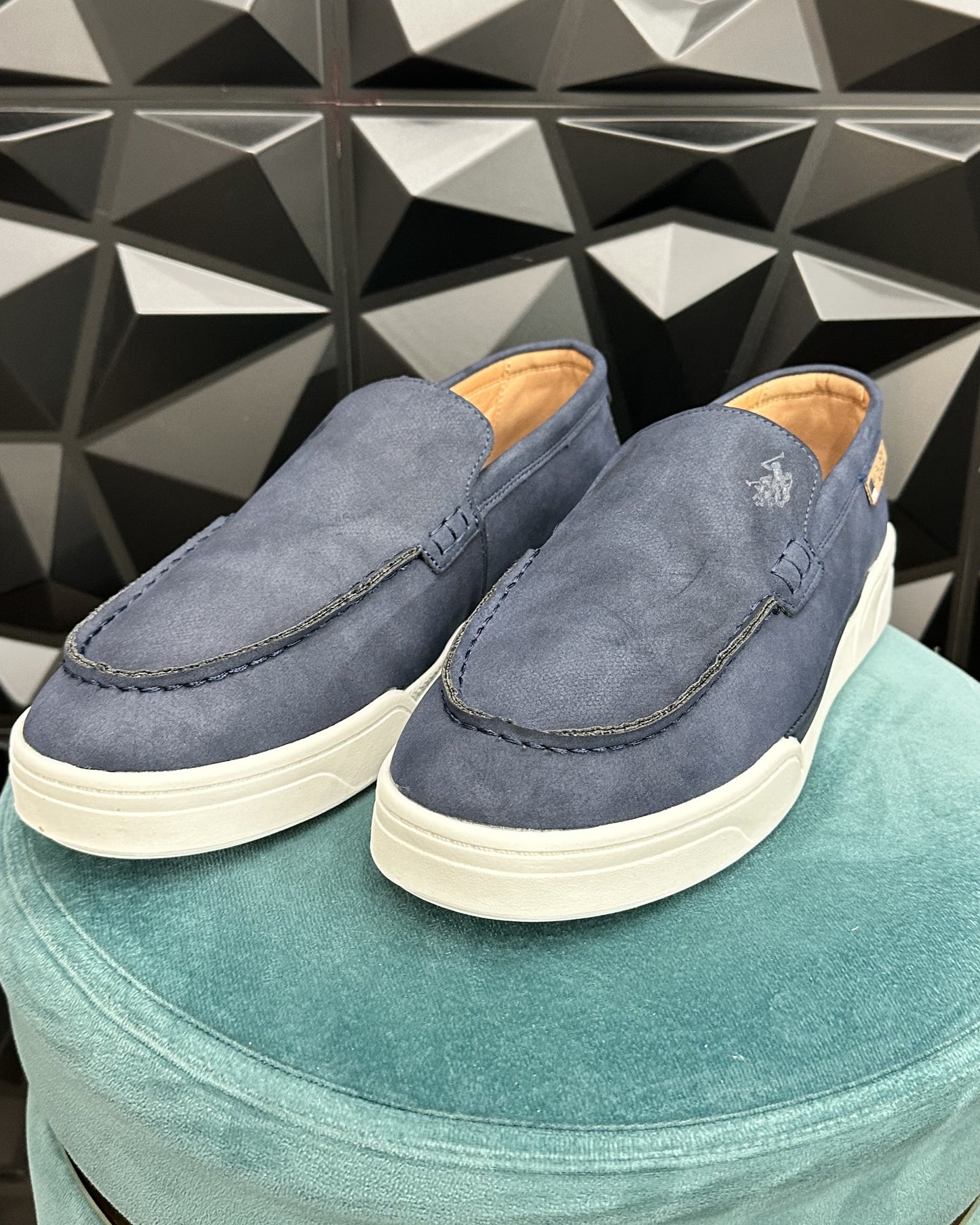 SCARPA SLIPON ALONSO BLU