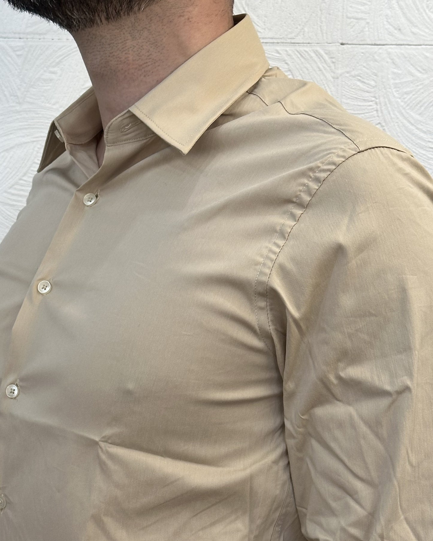 CAMICIA NS-7179 BEIGE