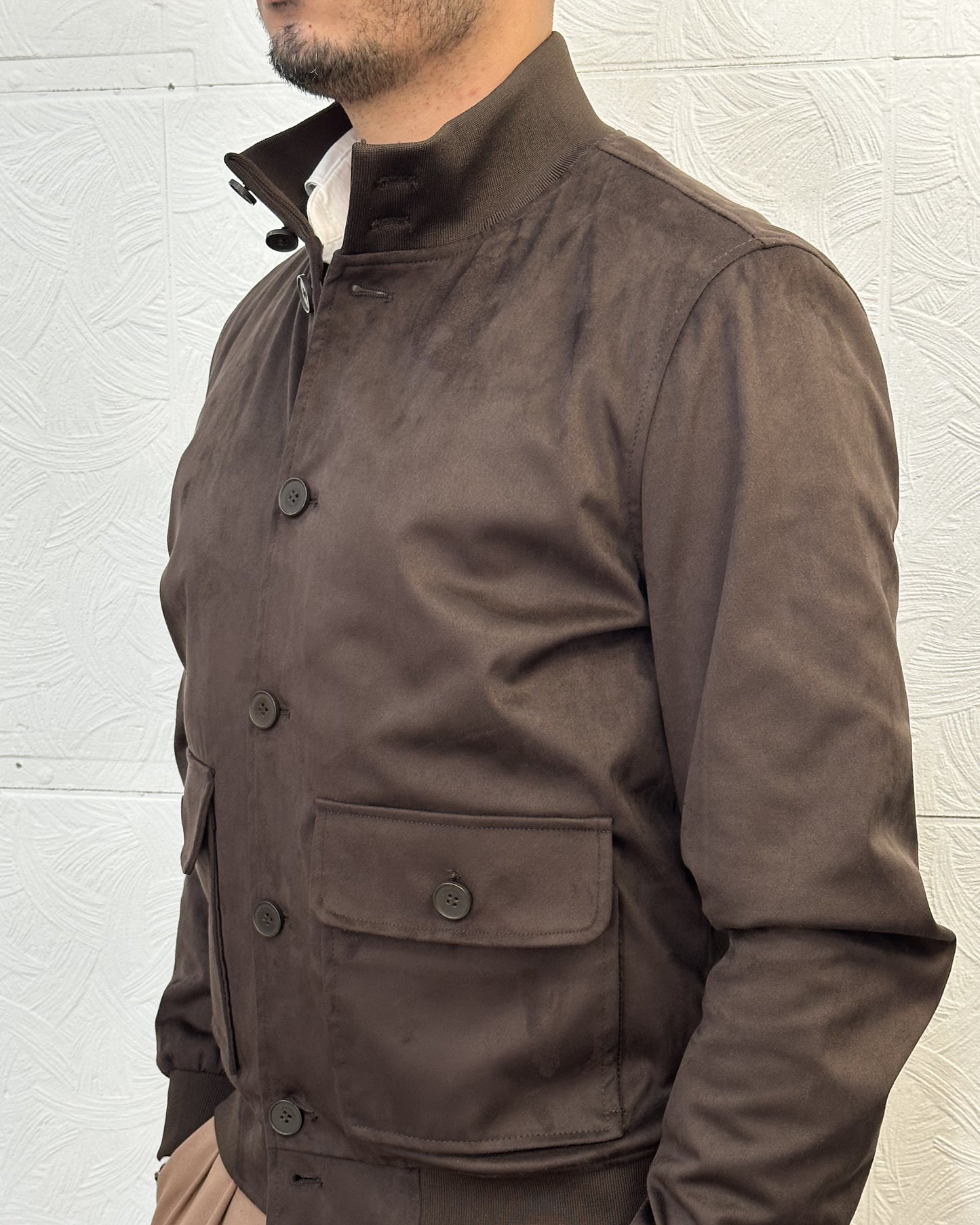 GIUBBOTTO BOMBER JM CALT BROWN