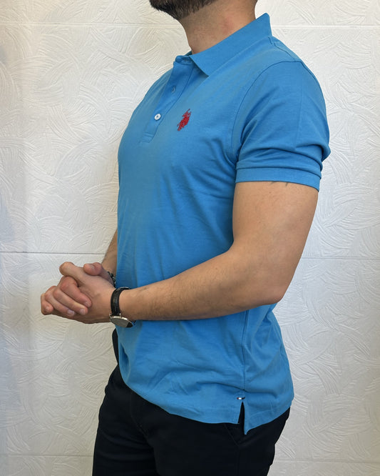 POLO M.CORTA "ARN 43197" CELESTE