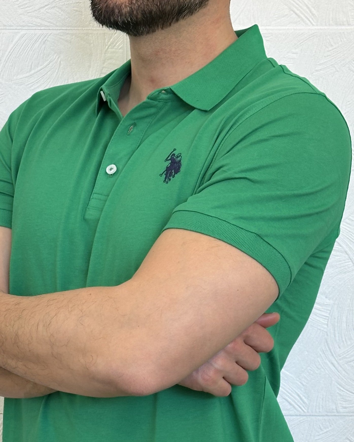 POLO M.CORTA "ARN 43197" VERDE