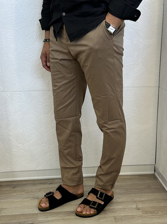 PANTALONE CHINO " P200 P210 51" TORTORA