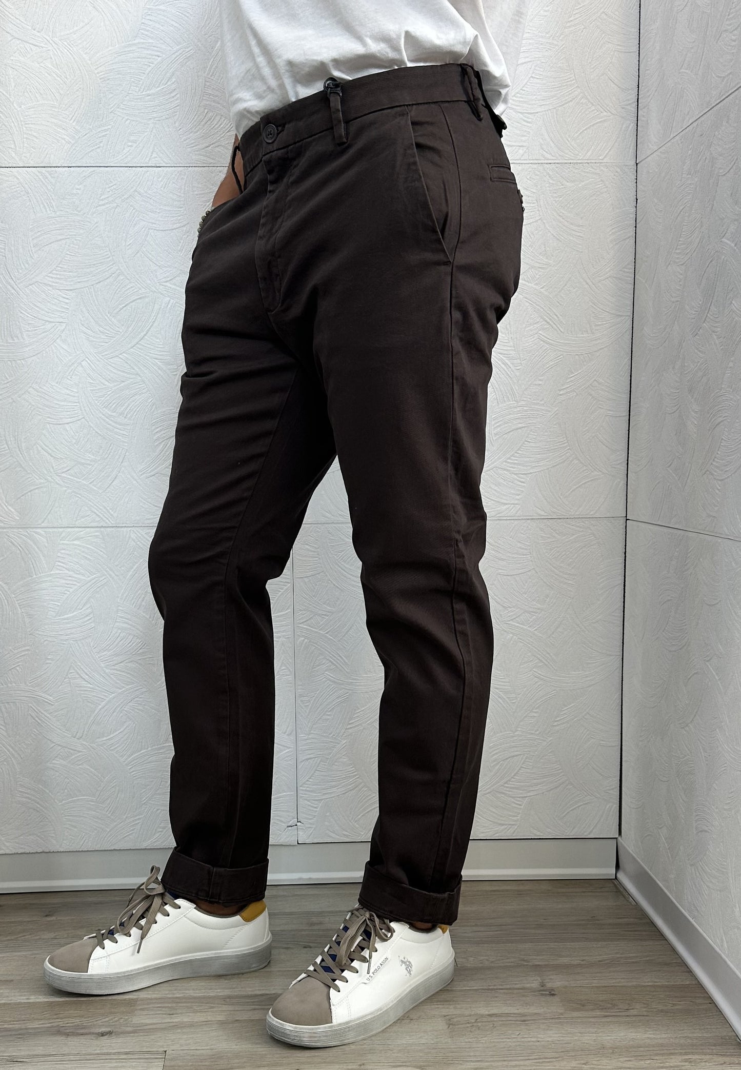PANTALONE CHINO " PSI 1869H" MORO