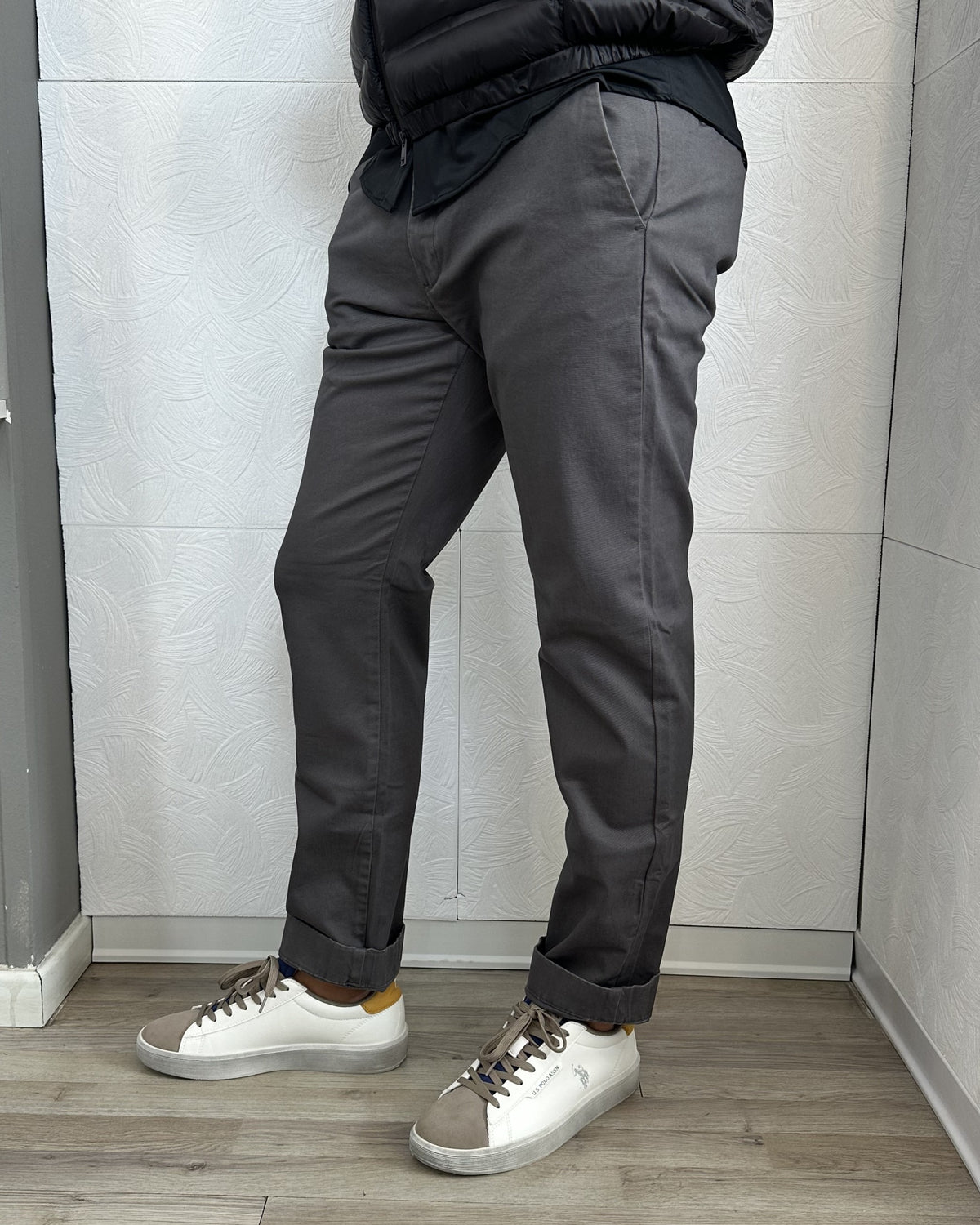 PANTALONE CHINO " PSI 1869H" GRIGIO
