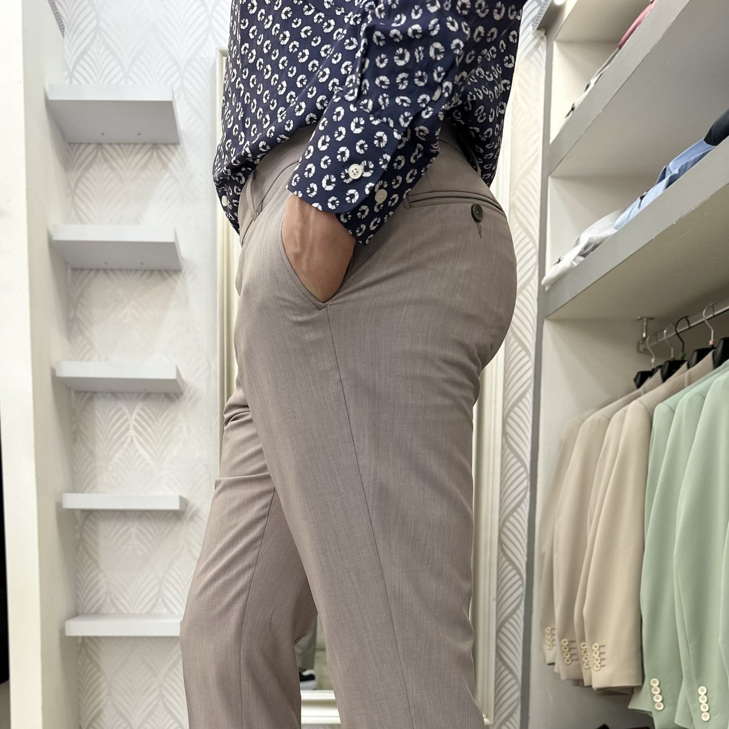 ABITO A300 P017 30 GRIGIO PERLA