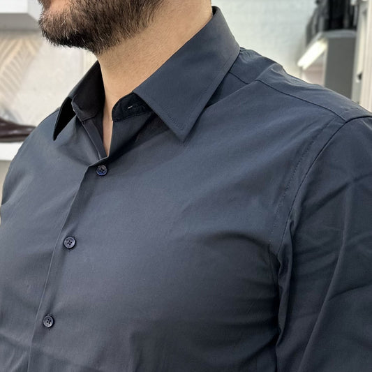 CAMICIA NS-7179 NAVY