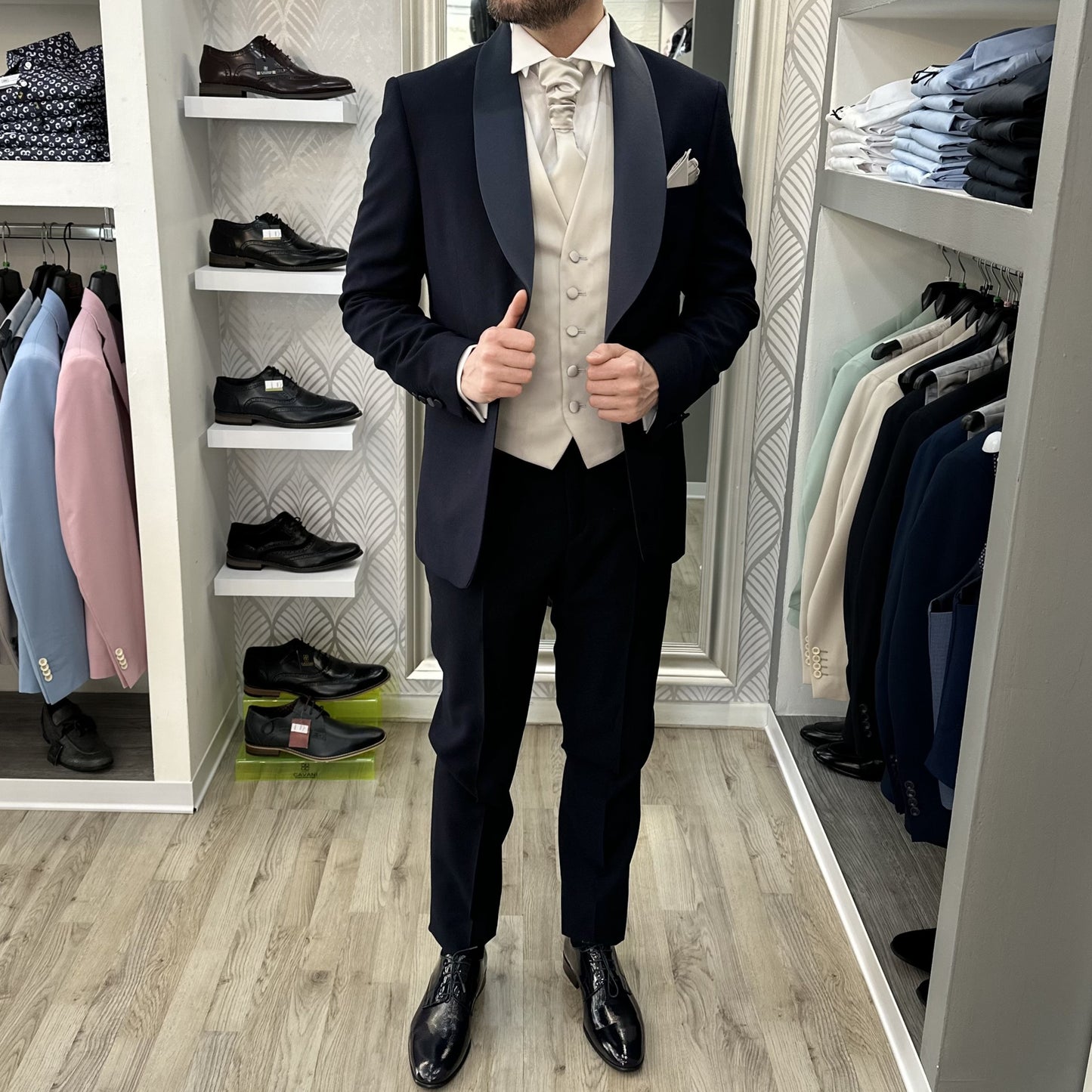 ABITO SPOSO ASC2 P362 44 NAVY