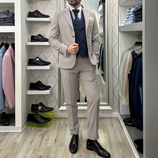 ABITO SPOSO A300 P017 30 GRIGIO PERLA