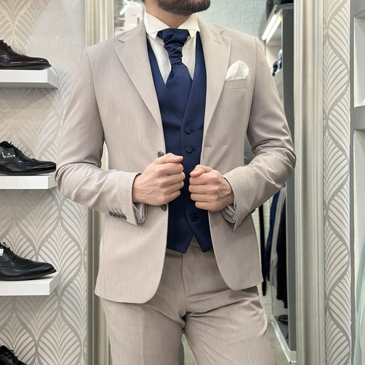ABITO SPOSO A300 P017 30 GRIGIO PERLA