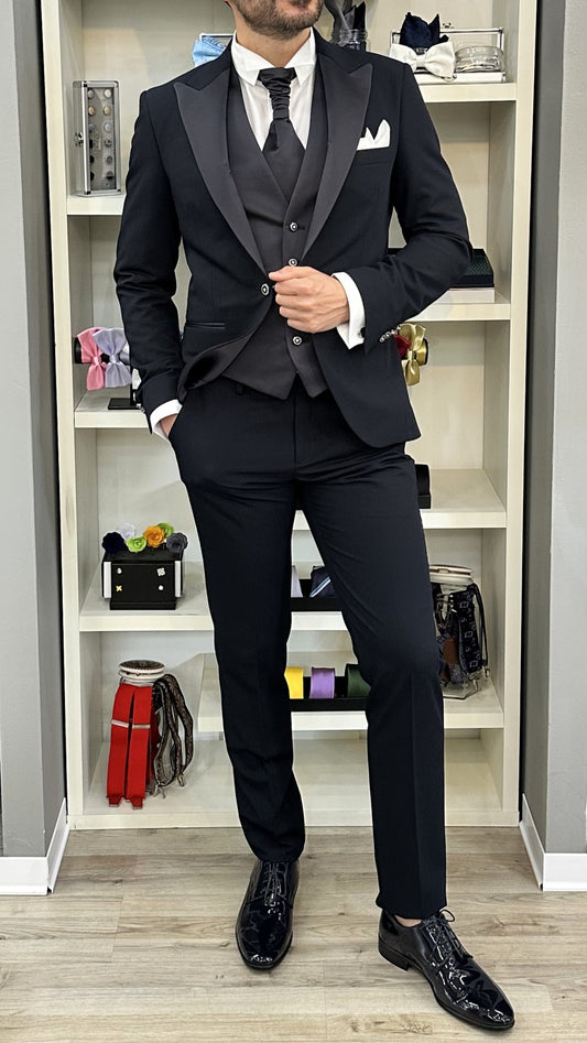 ABITO SPOSO CESA P017 04 NAVY