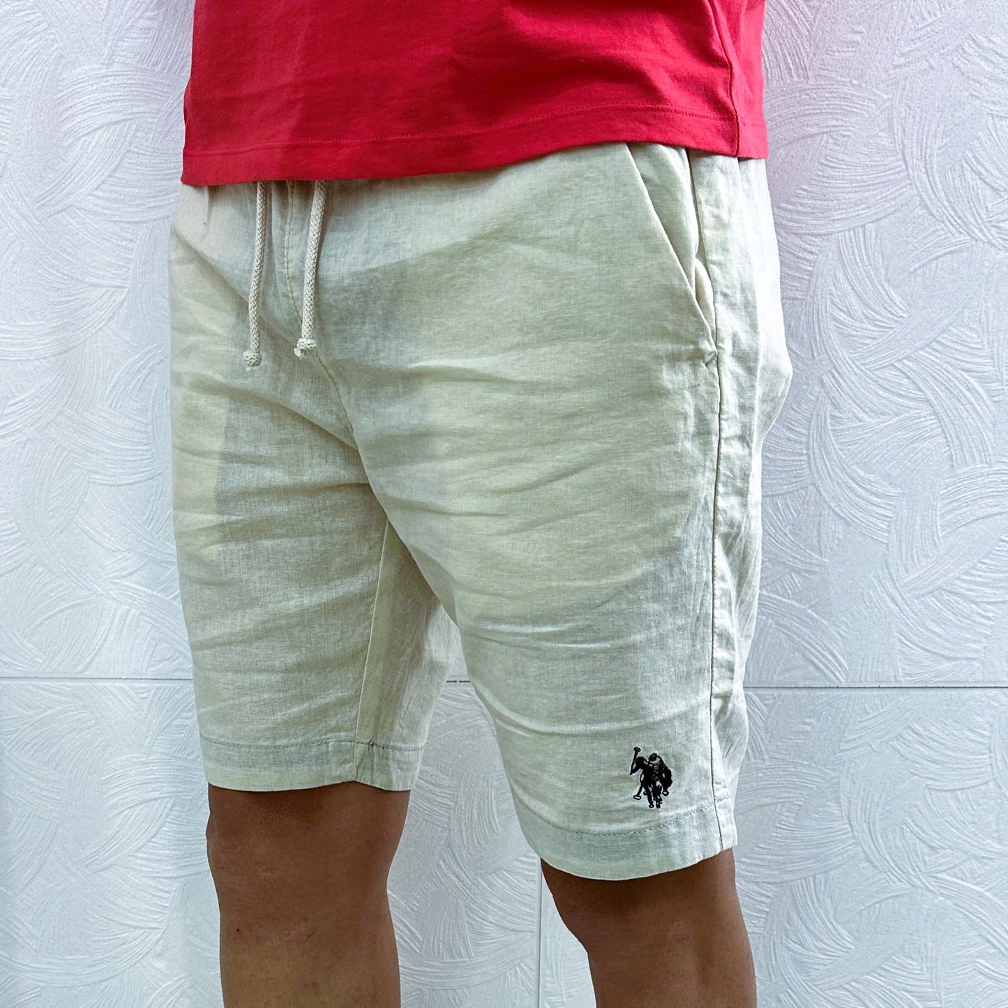 BERMUDA LINO " ABRA 154011" BEIGE