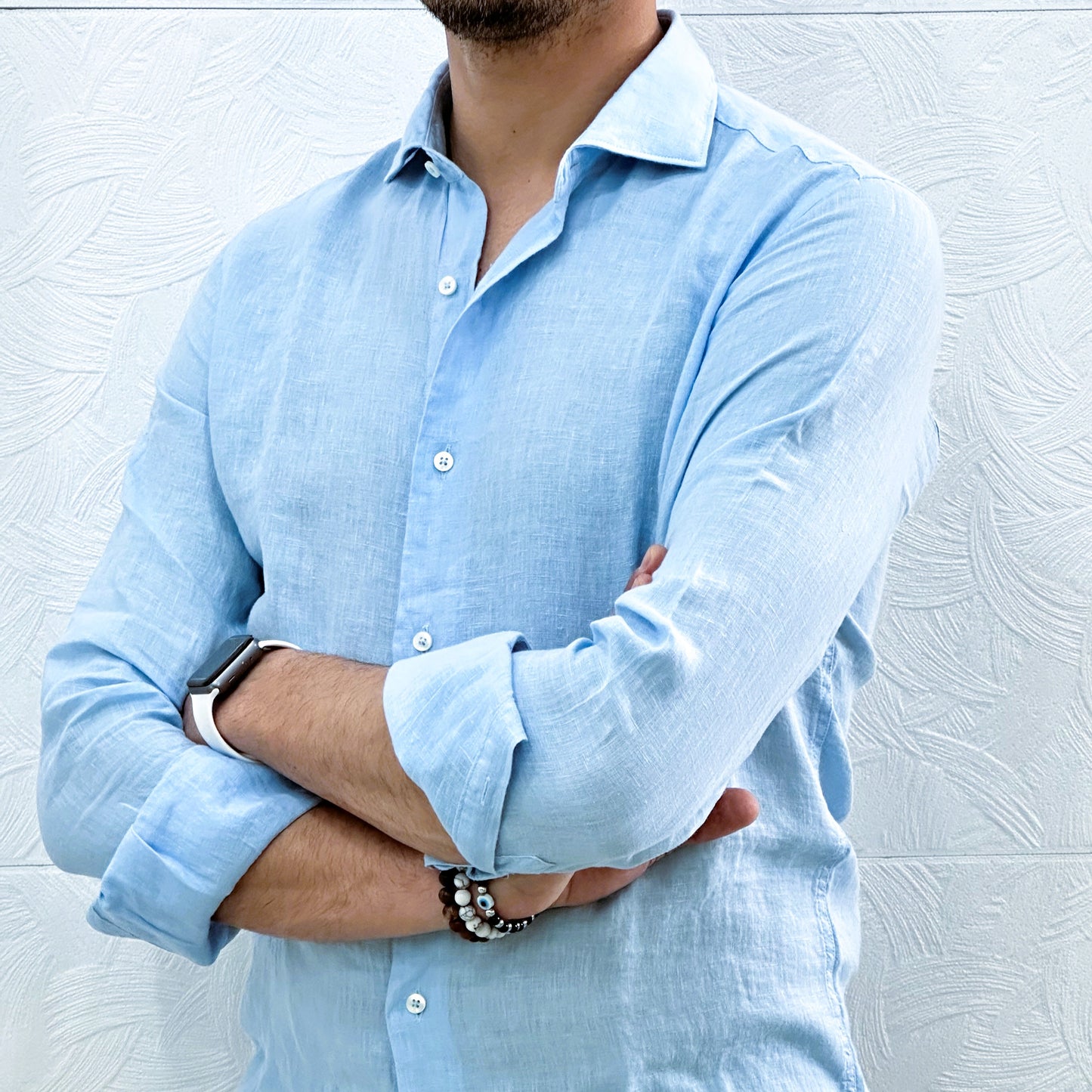 CAMICIA ASC NISIDA38 LINO PXT18