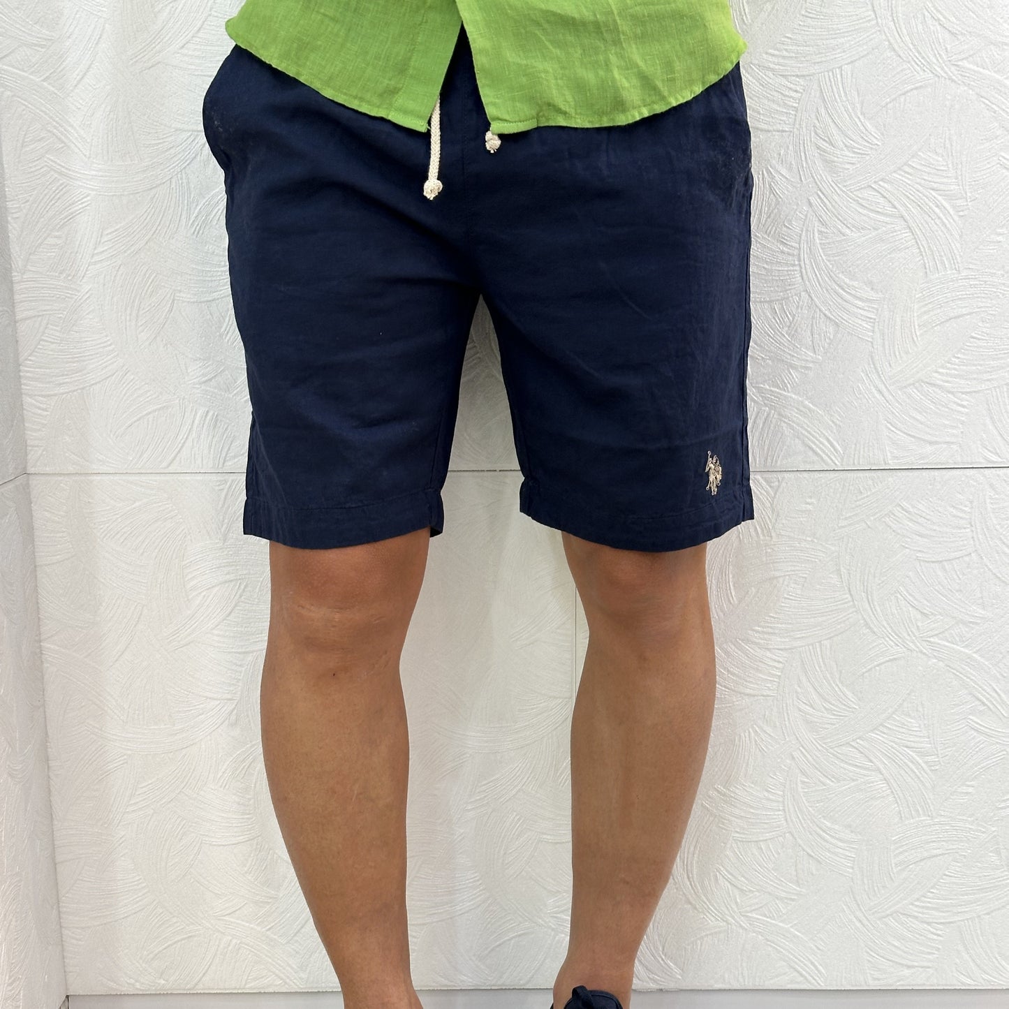 BERMUDA LINO " ABRA 154011" NAVY