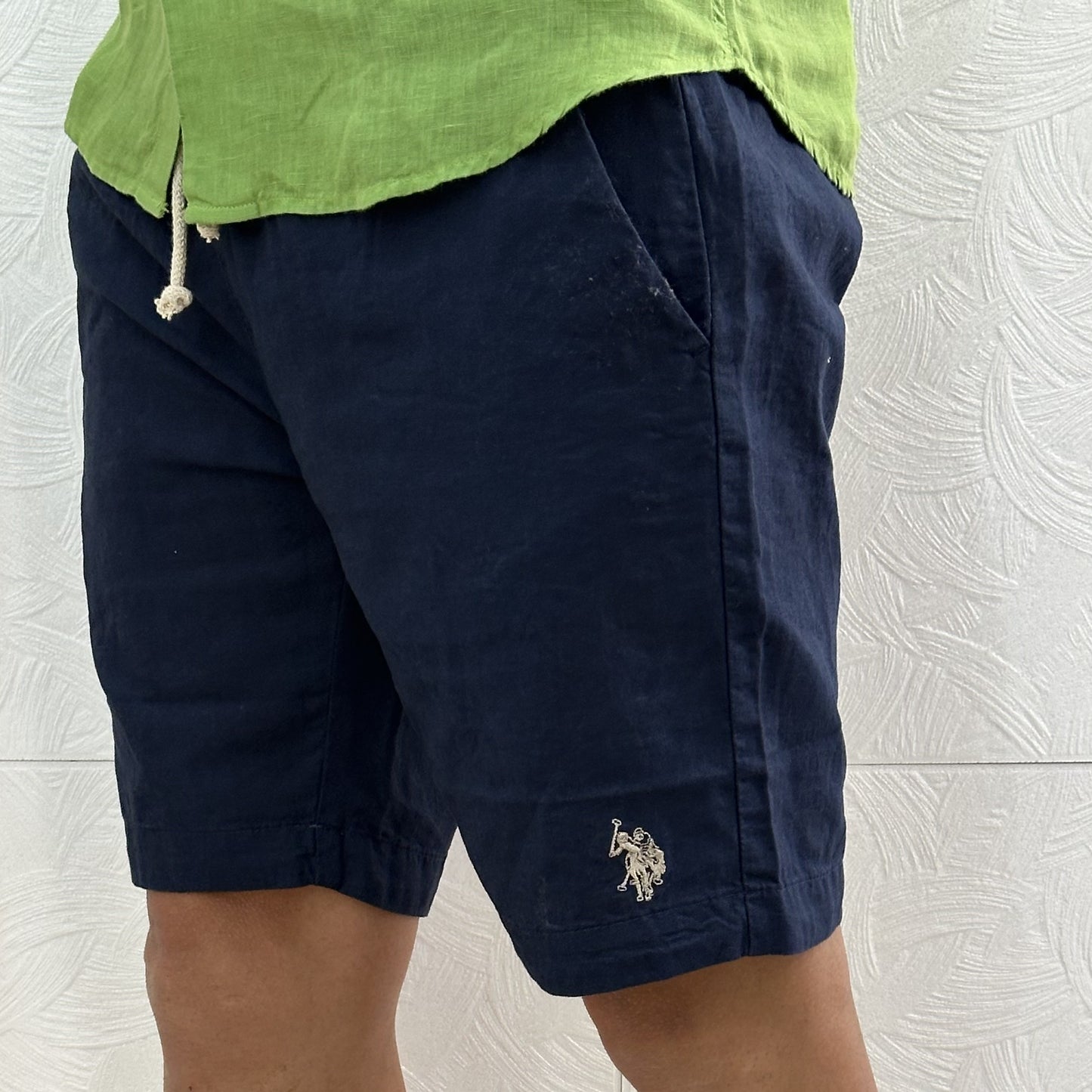 BERMUDA LINO " ABRA 154011" NAVY