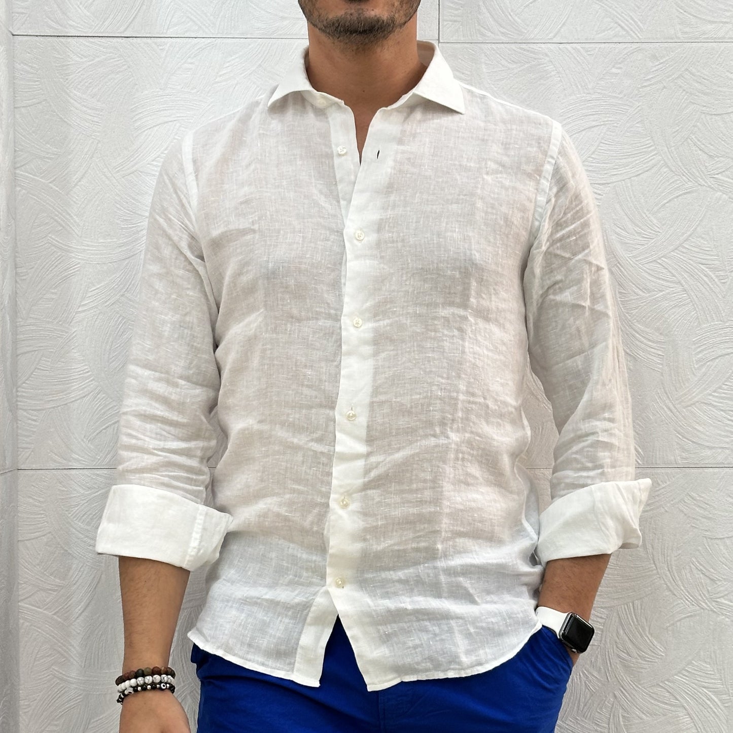CAMICIA ASC NISIDA38 LINO PXT17