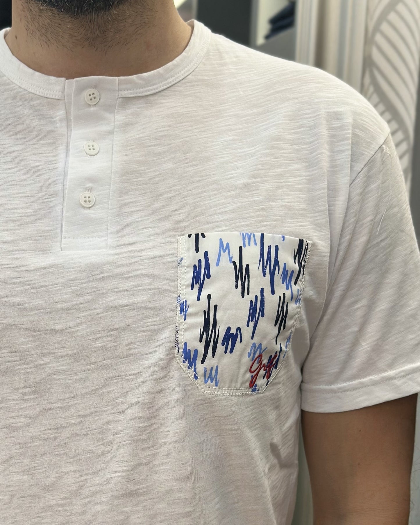 T-SHIRT SERAFINO UGP 4358 WHITE
