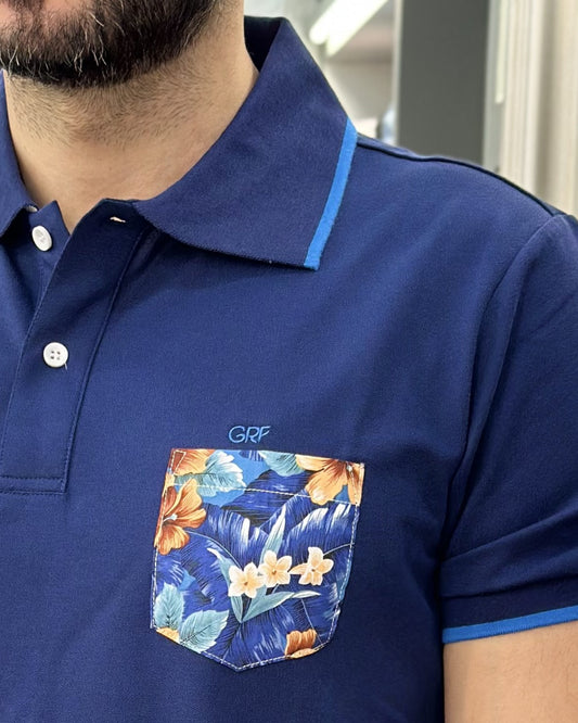 POLO FLOWER UGP 4254 NAVY