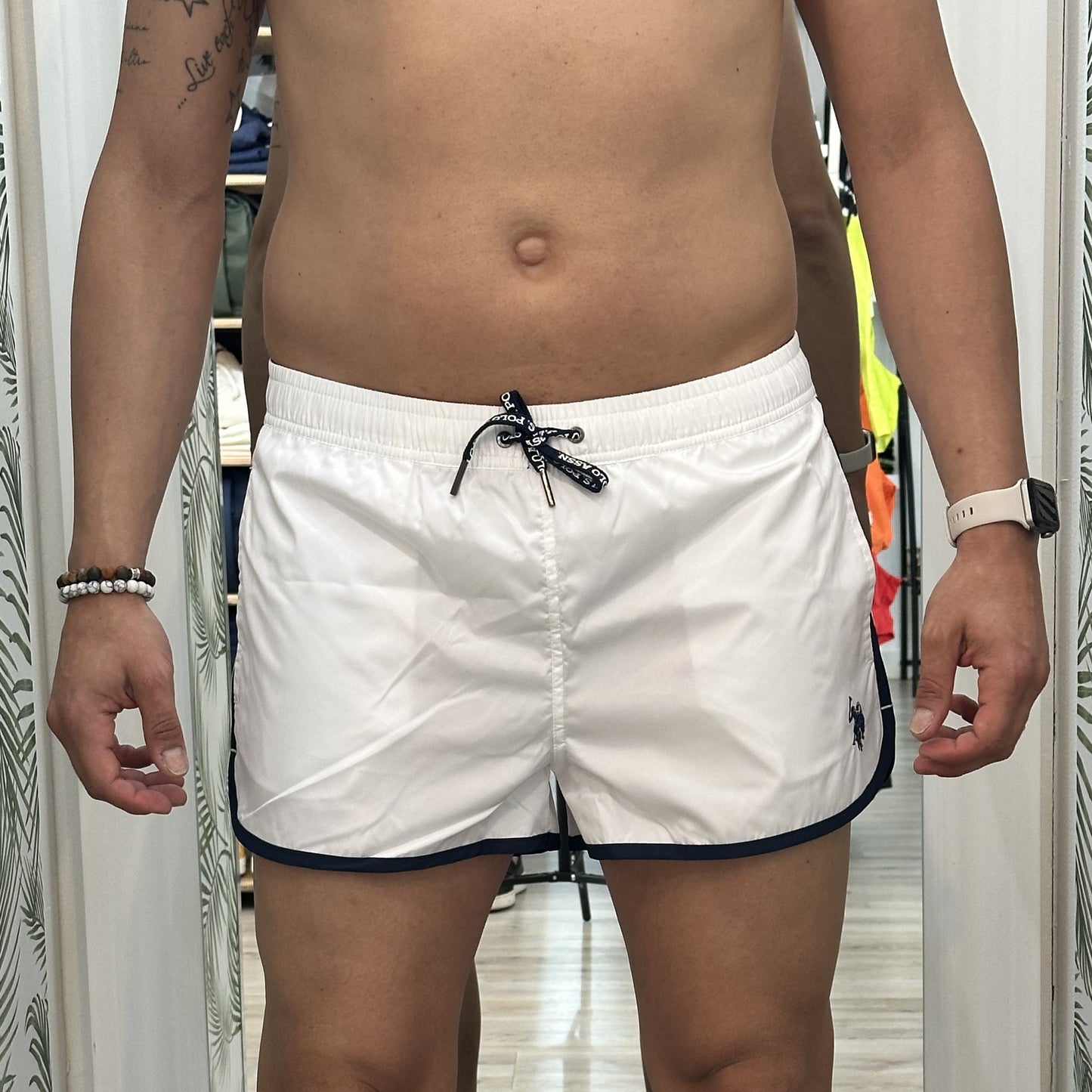 BOXER MARE "PALM 182007" WHITE