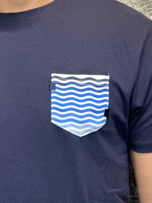 T-SHIRT M.CORTA JL 328 NAVY