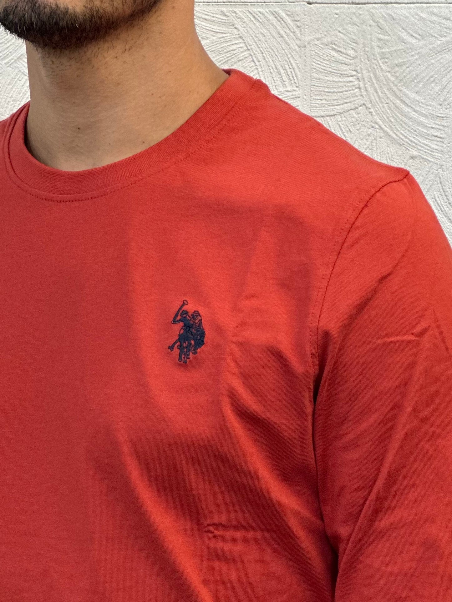 T-SHIRT M.LUNGA " JOEL 168003" RUGGINE