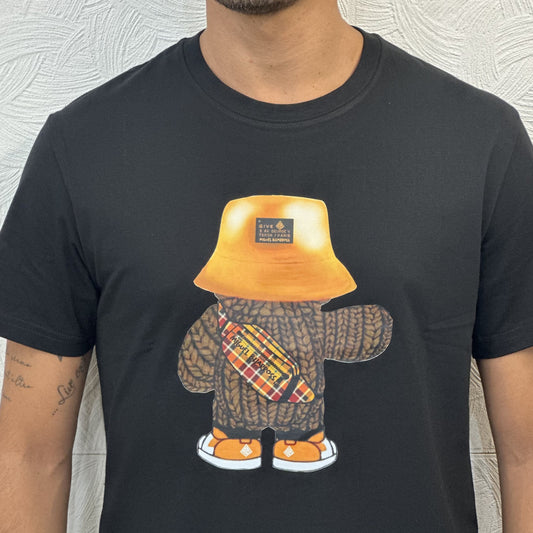 T-SHIRT M.CORTA " TADDY" NERO