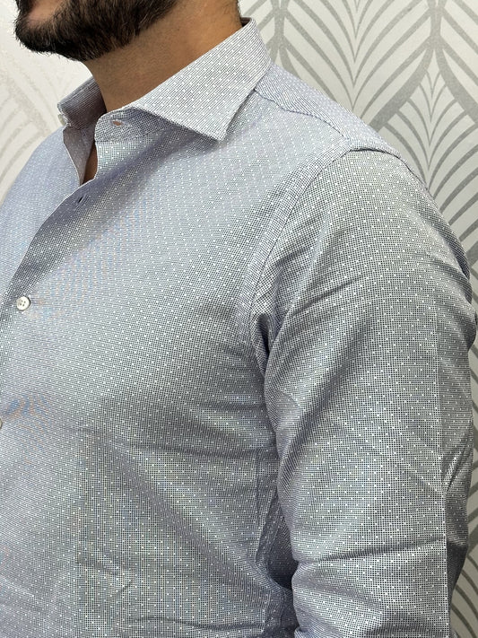 CAMICIA SLIM387 QCLAX 1805 BLU