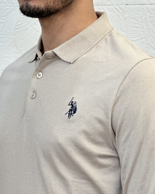 POLO M.LUNGA RILEY 177012 TORTORA