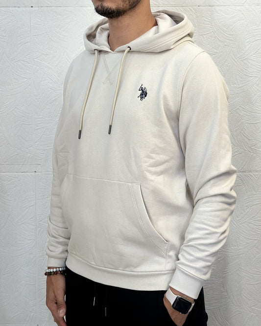 FELPA CAPPUCCIO " RAIN 162012" GHIACCIO