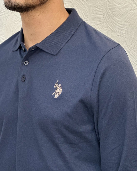 POLO M.LUNGA RILEY 177012 NAVY