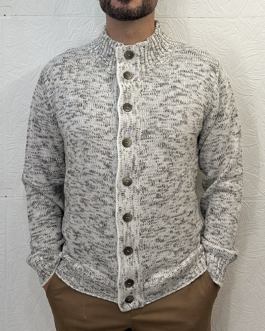 MAGLIA CARDIGAN 6125 PANNA