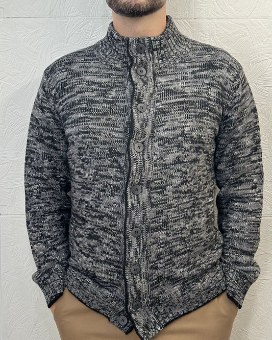 MAGLIA CARDIGAN 6125 NERO