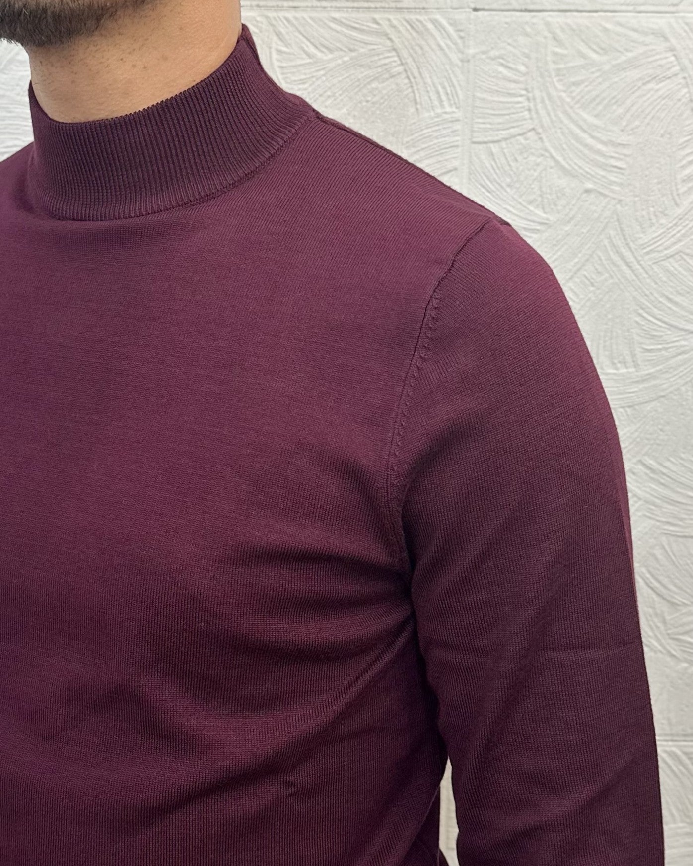 MAGLIA LUPETTO UGF 3602 BORDEAUX