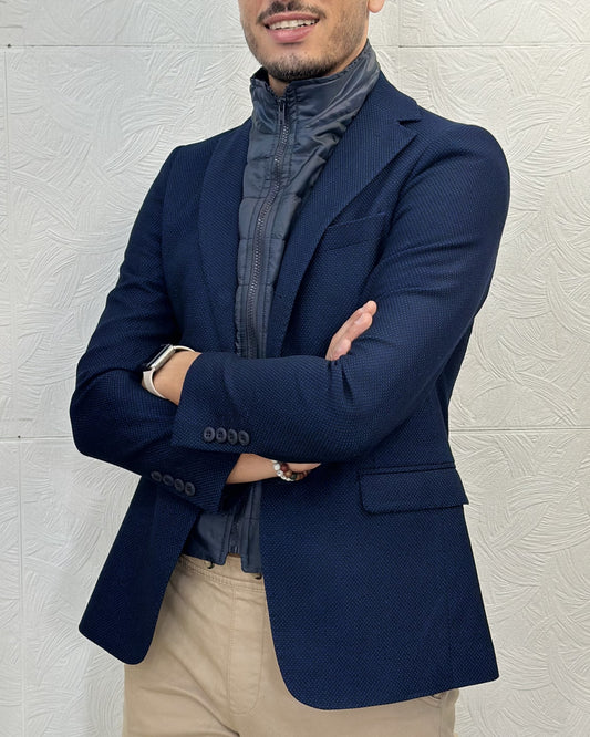 GIACCA GIUBBOTTO G094 NAVY