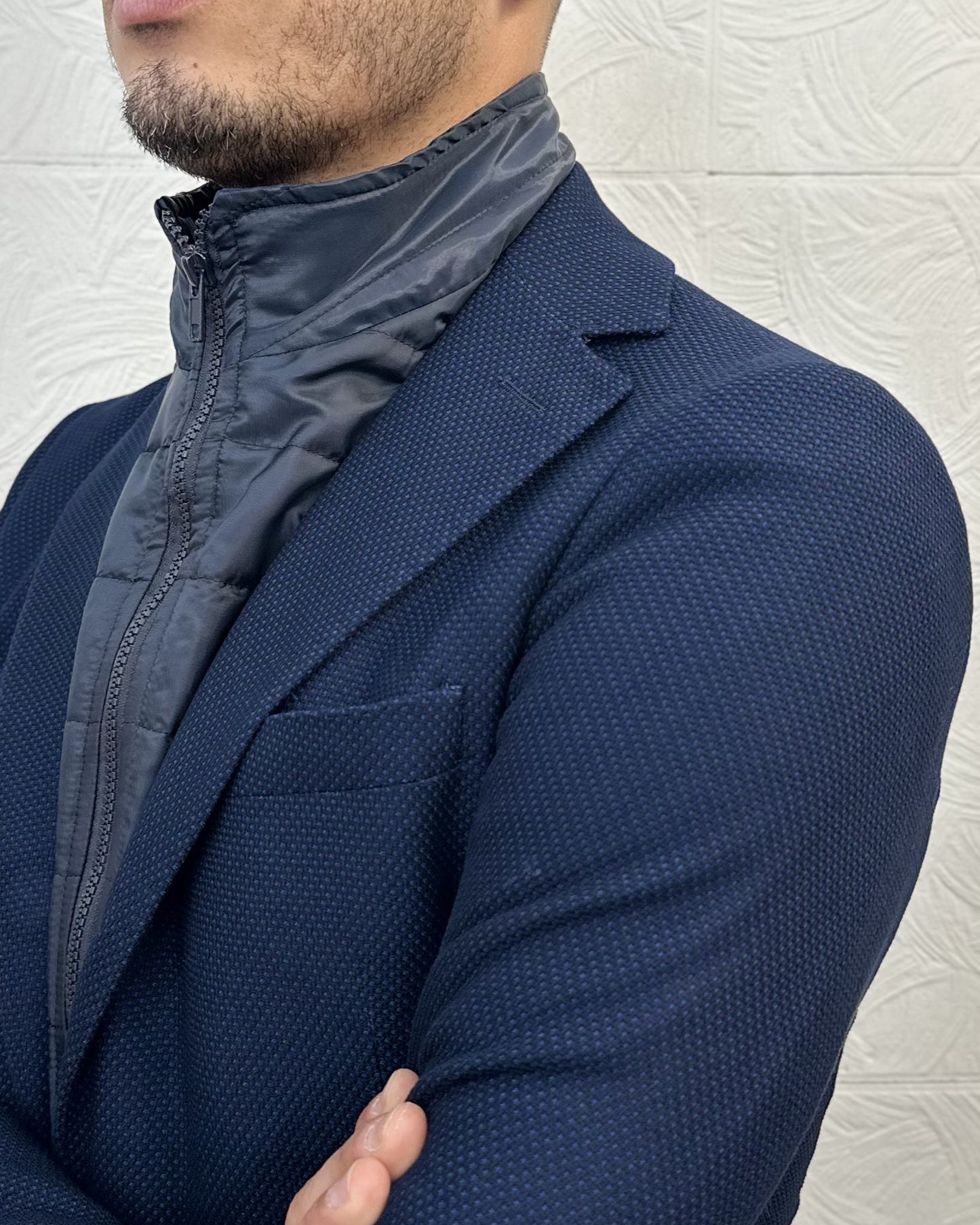 GIACCA GIUBBOTTO G094 NAVY