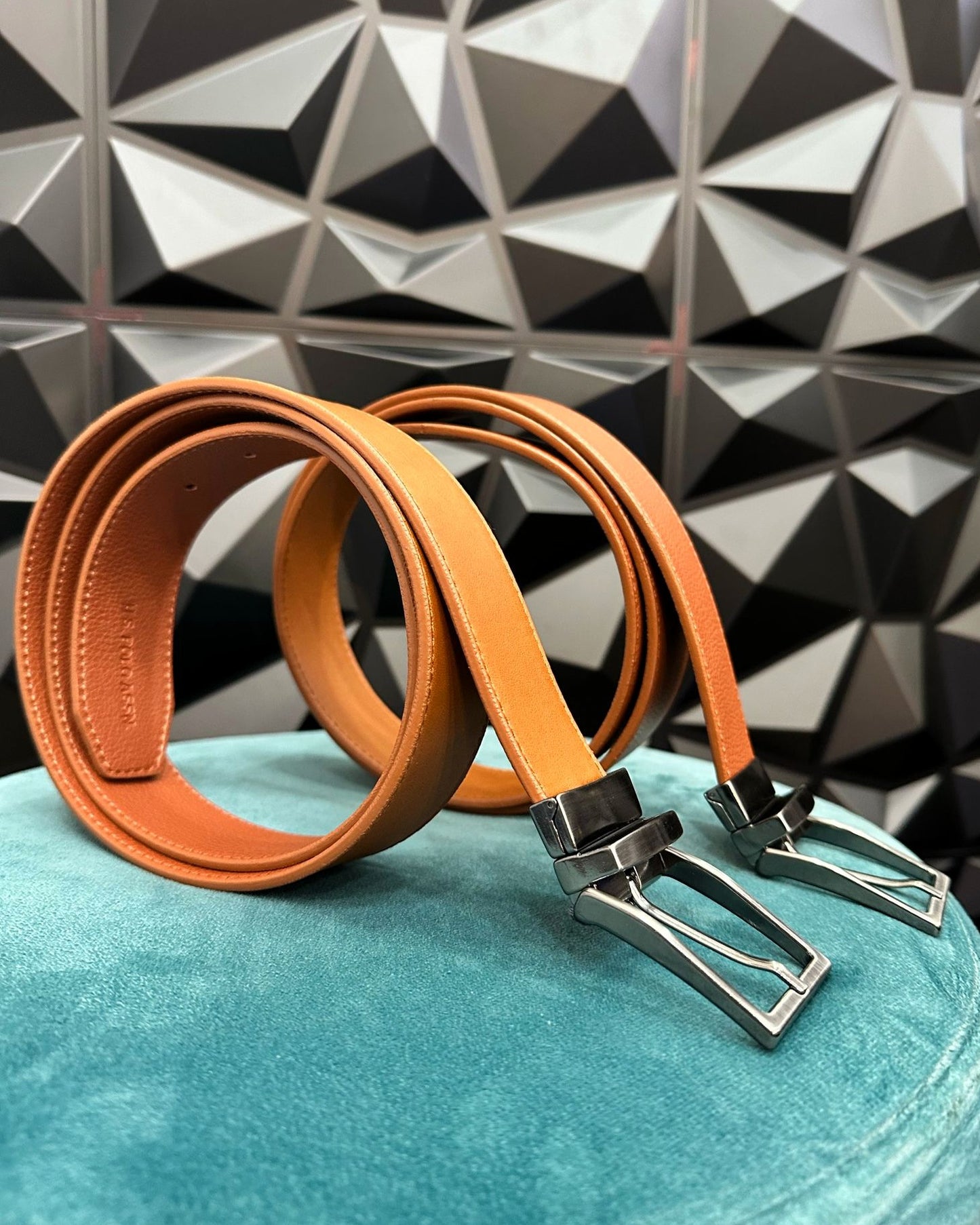 CINTURA DOUBLE "DALLAS 2644M" COGNAC