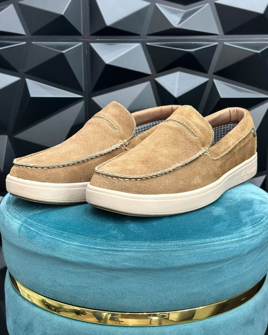 SCARPA SLIPON "8455" CAMEL