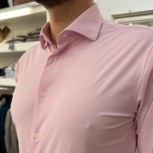 CAMICIA NO STIRO SLIM387E31106 PINK