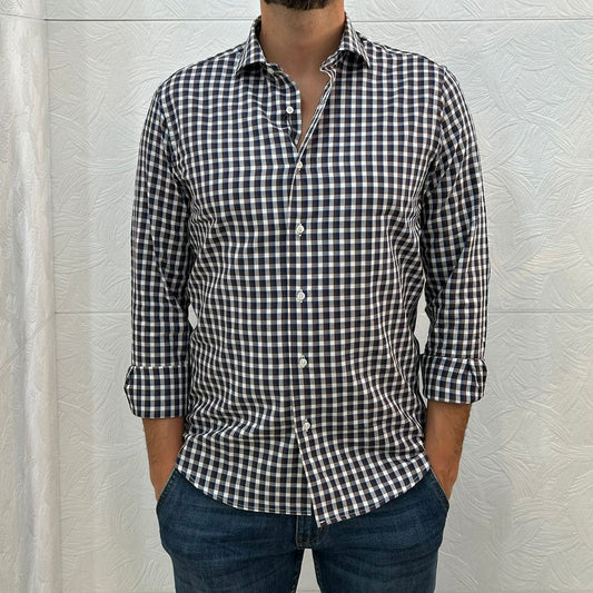 CAMICIA SLIM387 F120 9021 QUADRO