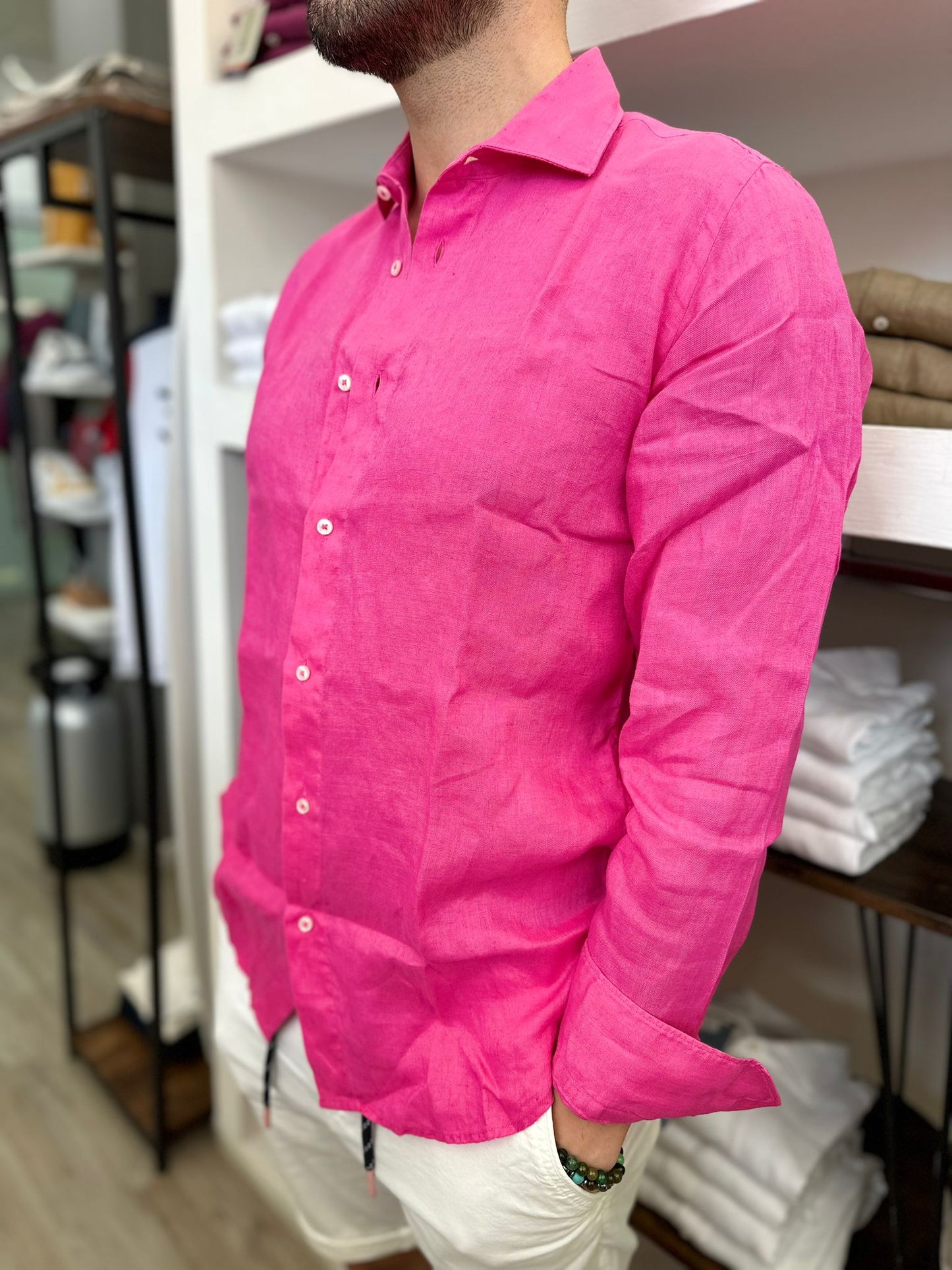 CAMICIA ASCNISIDA38LINOPXT16
