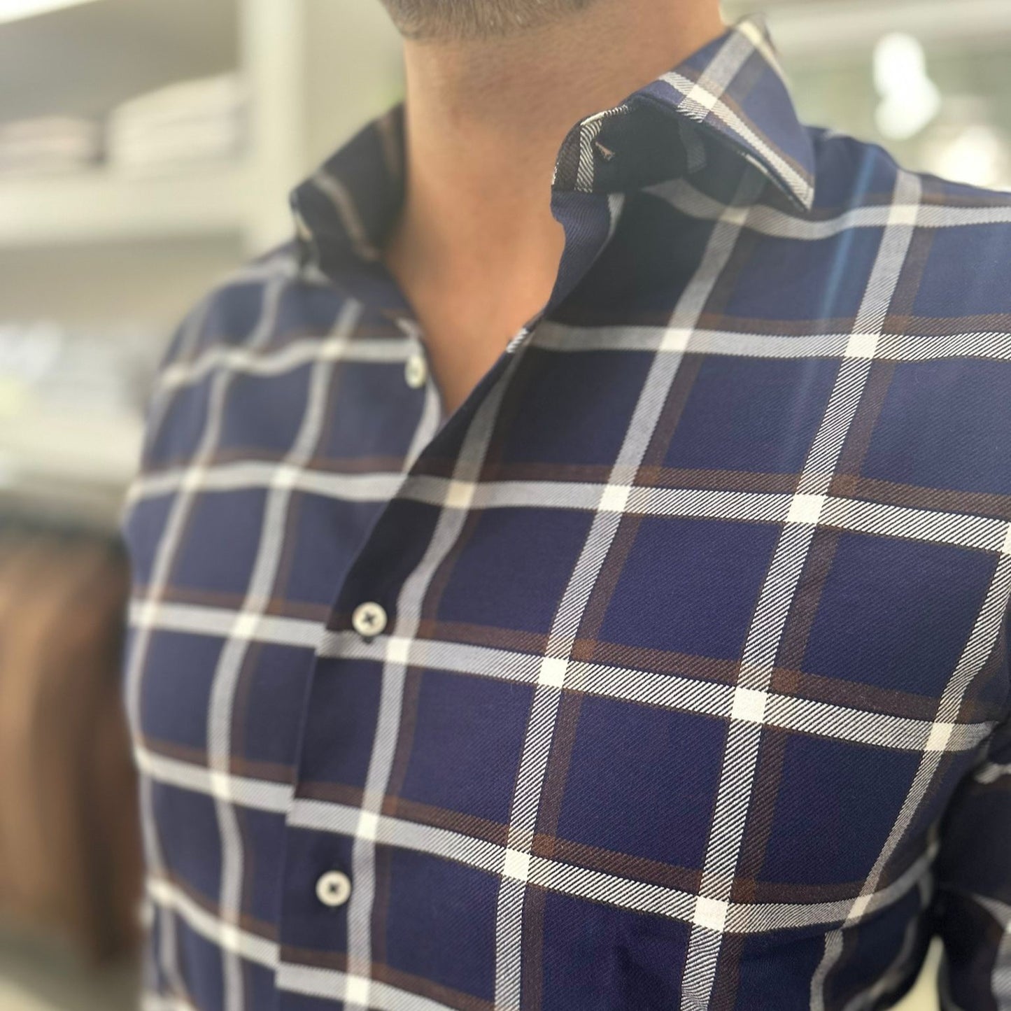 CAMICIA SLIM387D121328 QUADRO