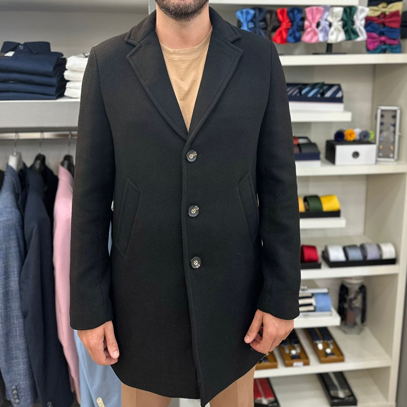 CAPPOTTO MOD.B TES3 02 BLACK