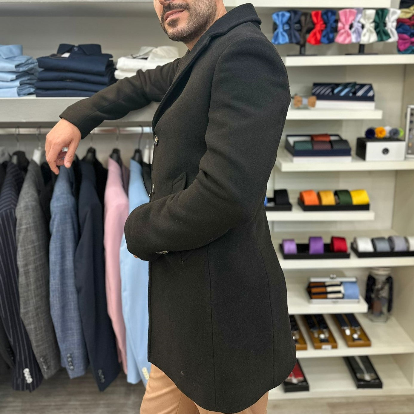 CAPPOTTO MOD.B TES3 02 BLACK
